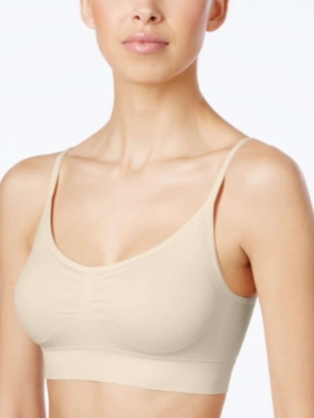 Jockey Women's Bra Seamfree Modern Micro Stretch Cami Strap Bralette XL 12599